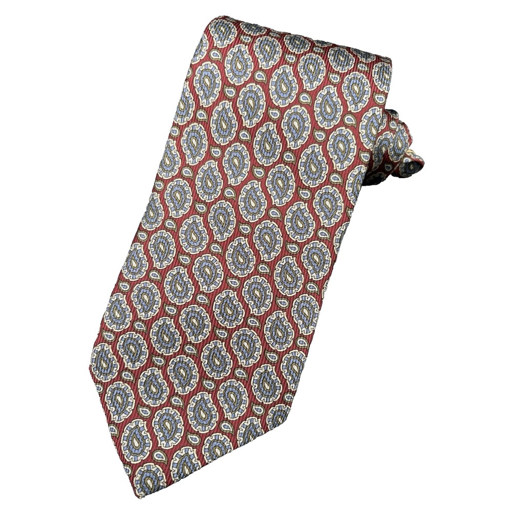 Robert Talbott Mens REPP Tie 100% Silk Best of Class Geometric Nordstrom USA GUC